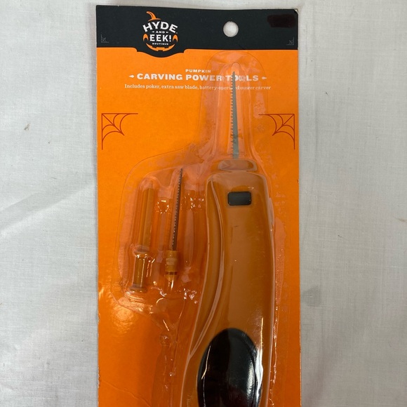 Pumpkin Power Tools Saw Halloween Decorating Carving Kit Cutter Crafting Battery - Picture 3 of 6